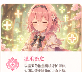 温柔治愈视觉卡片